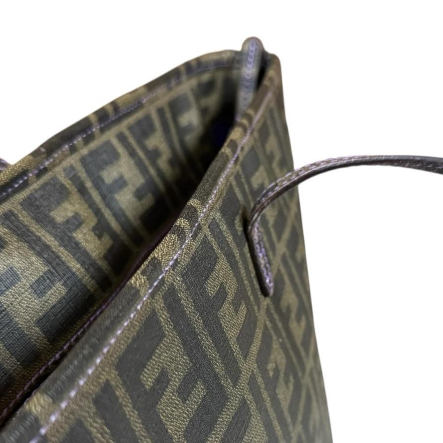 FENDI（フェンディ） ショッピング ロールバッグ ズッカ トートバッグ