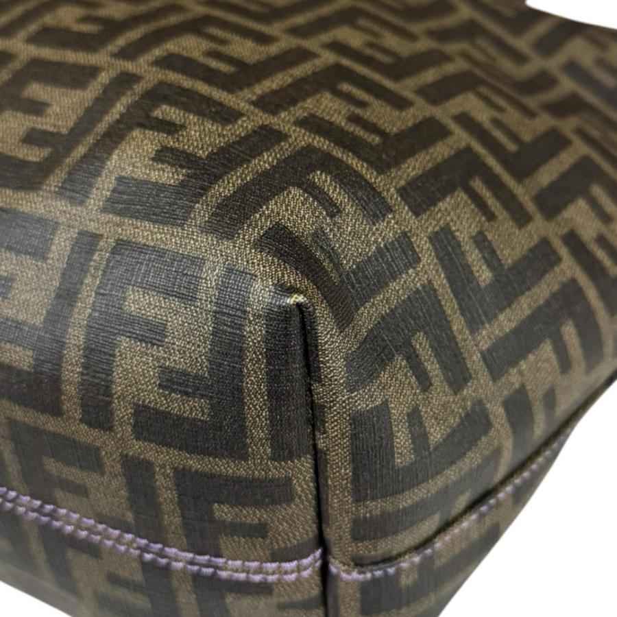 FENDI（フェンディ） ショッピング ロールバッグ ズッカ トートバッグ