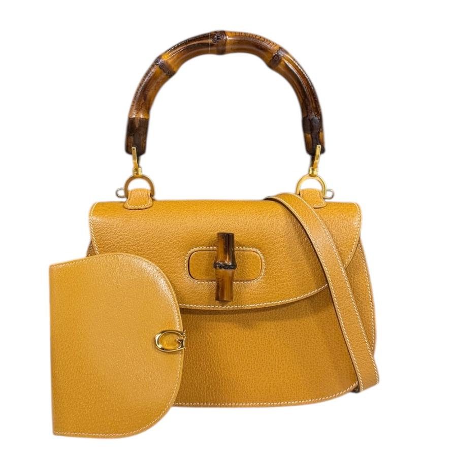 GUCCI（グッチ） バンブー ショルダーバッグ レザー 000-1951-0633 