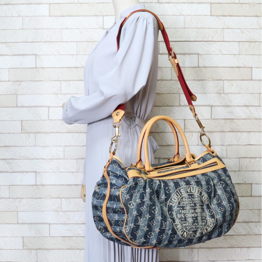 LOUIS VUITTON ルイヴィトン カバレイエGM モノグラムデニム  