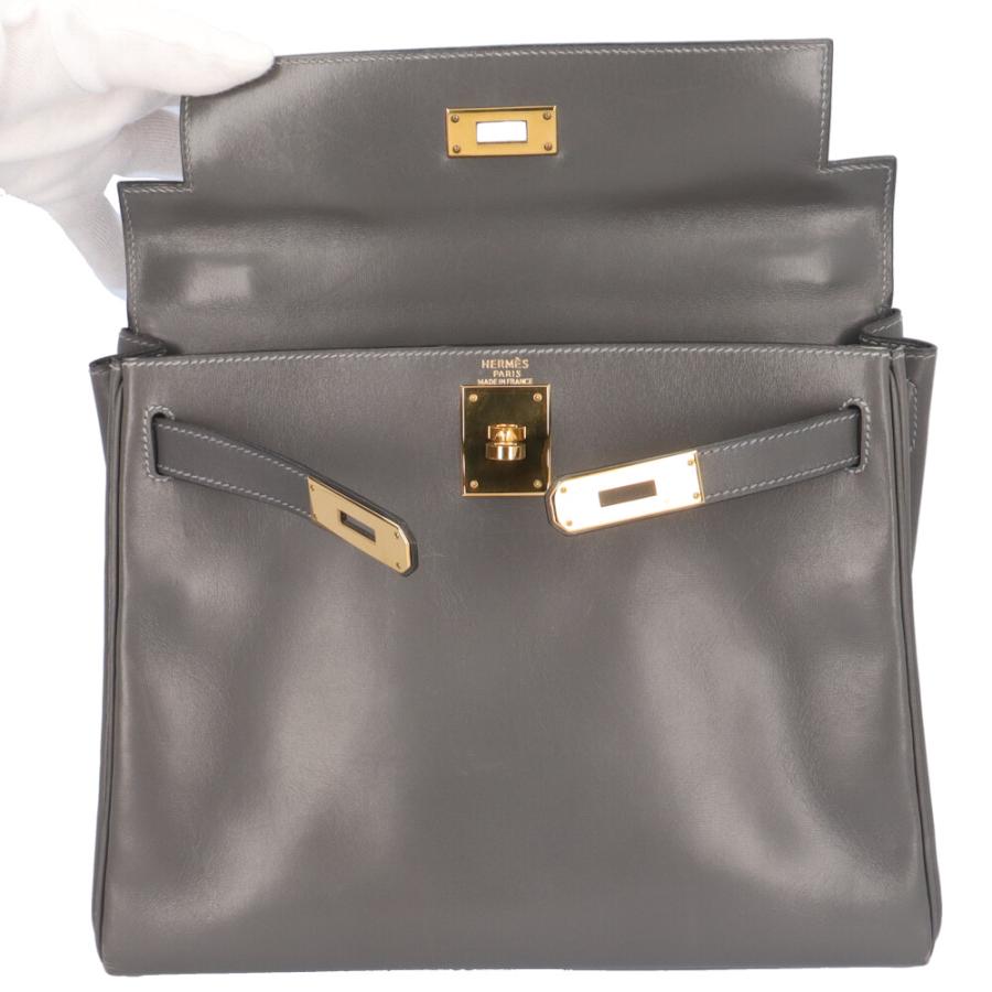 HERMES（エルメス） ケリー28内縫い ハンドバッグ ボックスカーフ