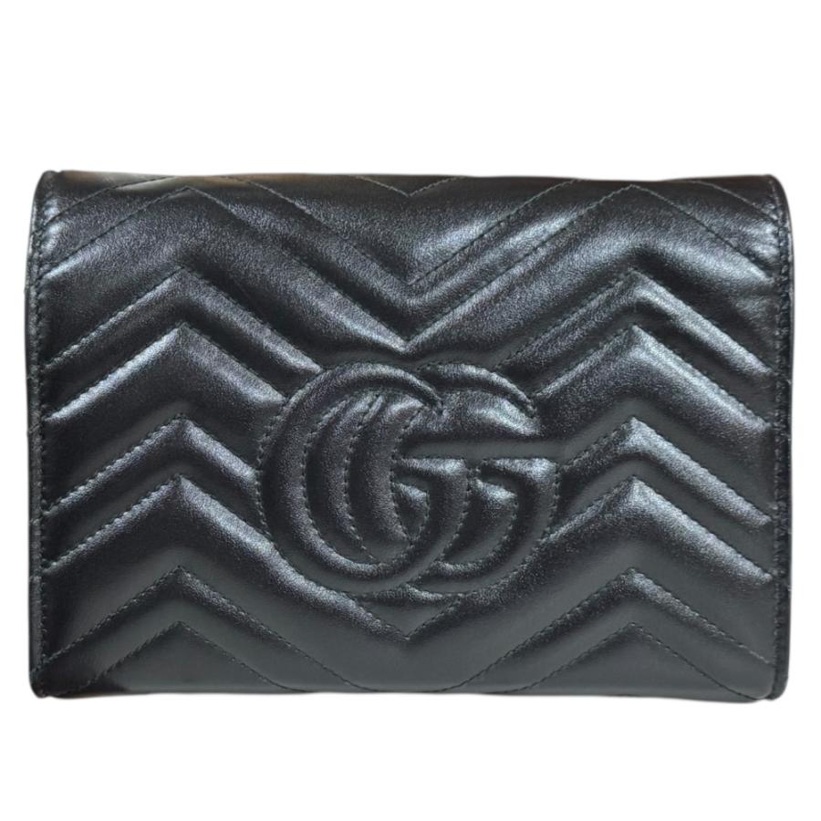 GUCCI（グッチ） GGマーモント ショルダーバッグ レザー 474575