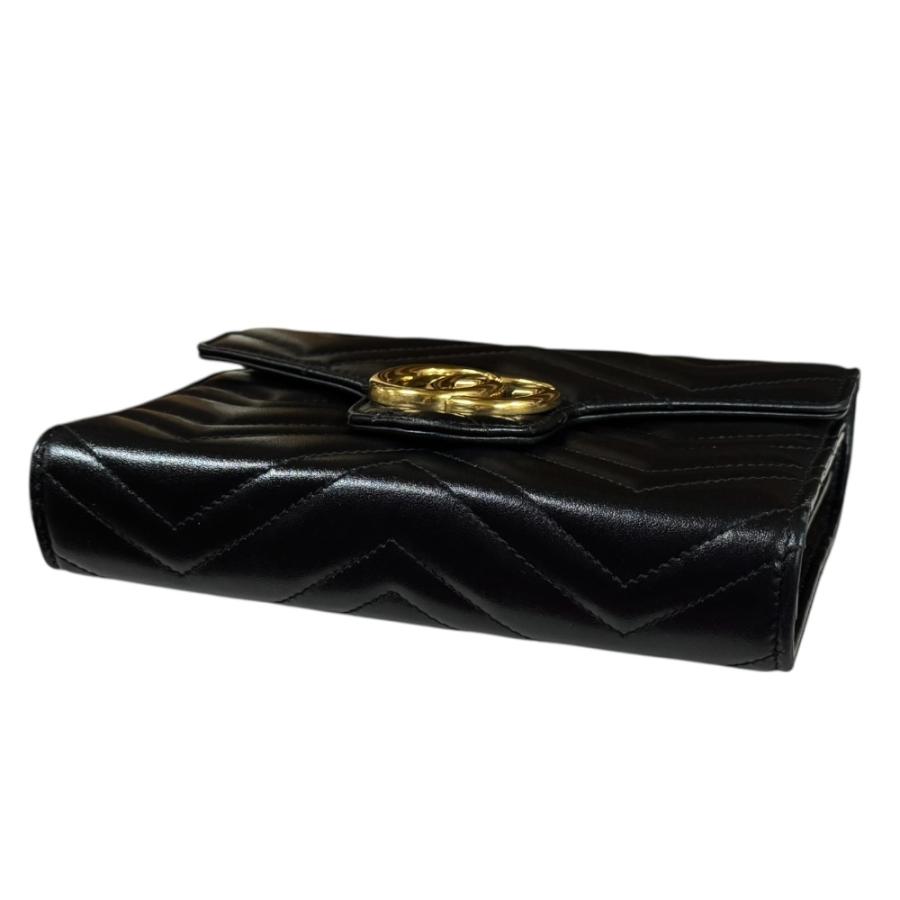 GUCCI（グッチ） GGマーモント ショルダーバッグ レザー 474575