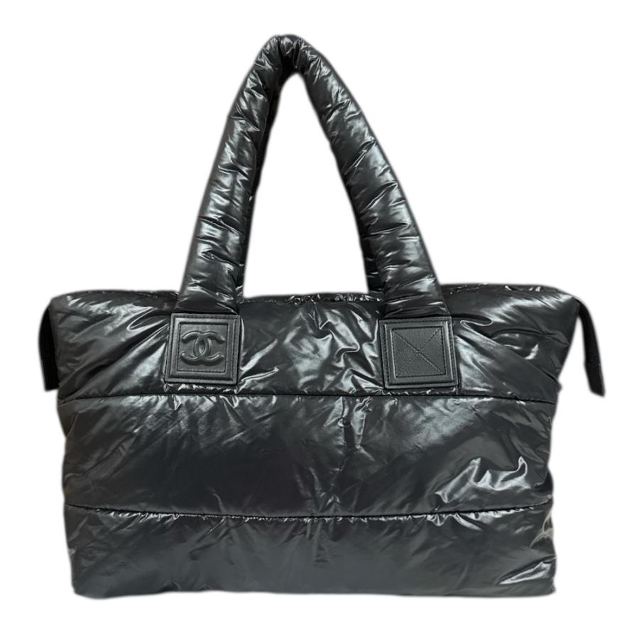 CHANEL（シャネル） ラージトート コココクーン ハンドバッグ ナイロン