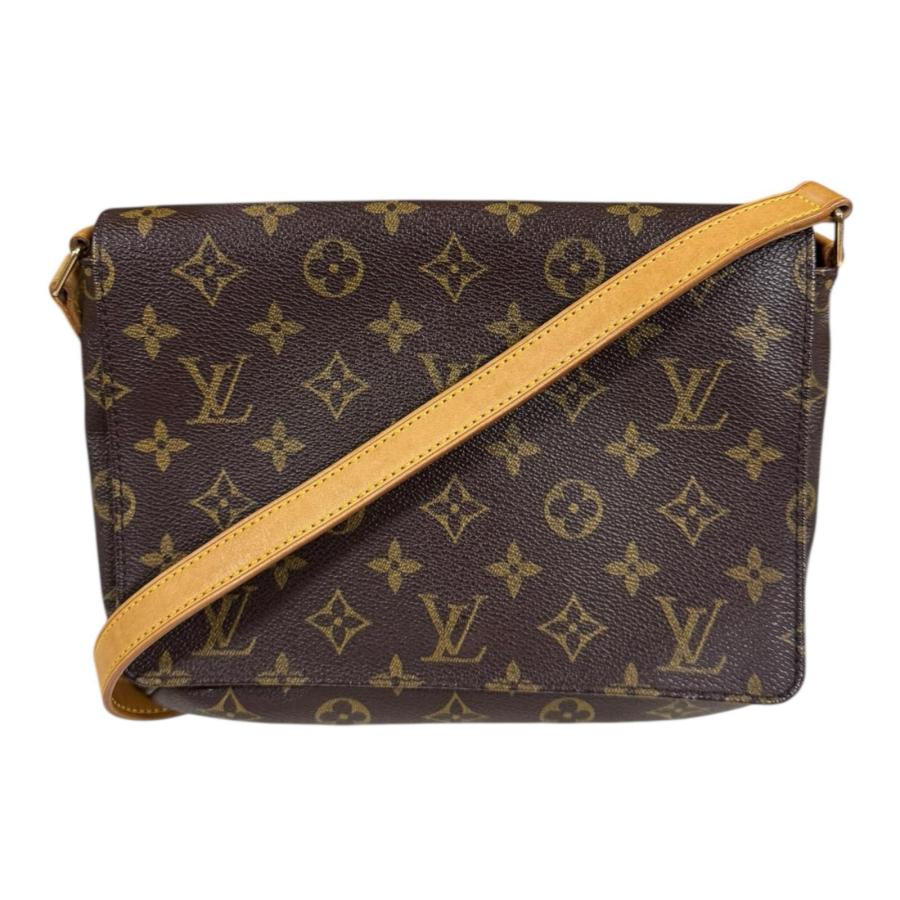 綺麗 LOUIS VUITTON ルイヴィトン ミュゼットタンゴ ショート ミニバッグ ヴィンテージ モノグラム ショルダーバッグ PVC ブラウン レディース【中古】 LOUIS VUITTON（ルイ・ヴィトン） ミュゼットタンゴ ショート