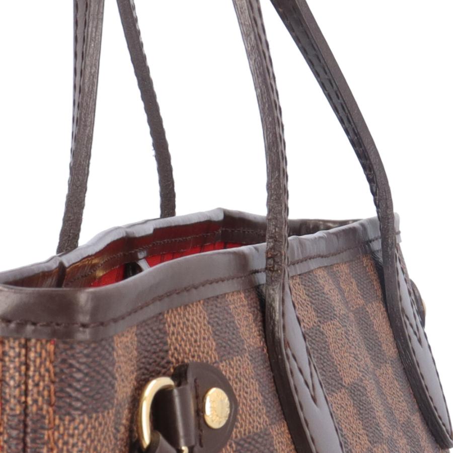 ルイヴィトン ダミエ ネヴァーフル PM トートバッグ ブラウン LOUIS VUITTON（ルイ・ヴィトン） ネヴァーフルPM ダミエ トートバッグ