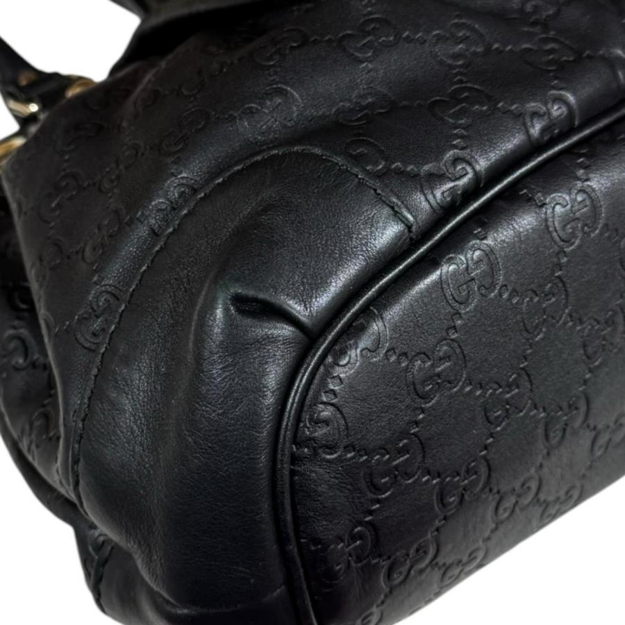 GUCCI（グッチ） スーキー グッチシマ ショルダーバッグ シマレザー