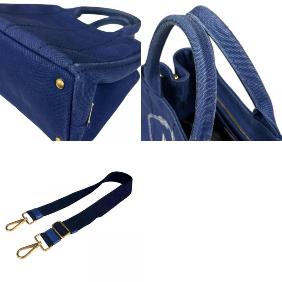 PRADA（プラダ） カナパトートSS ショルダーバッグ キャンバス 1BG439