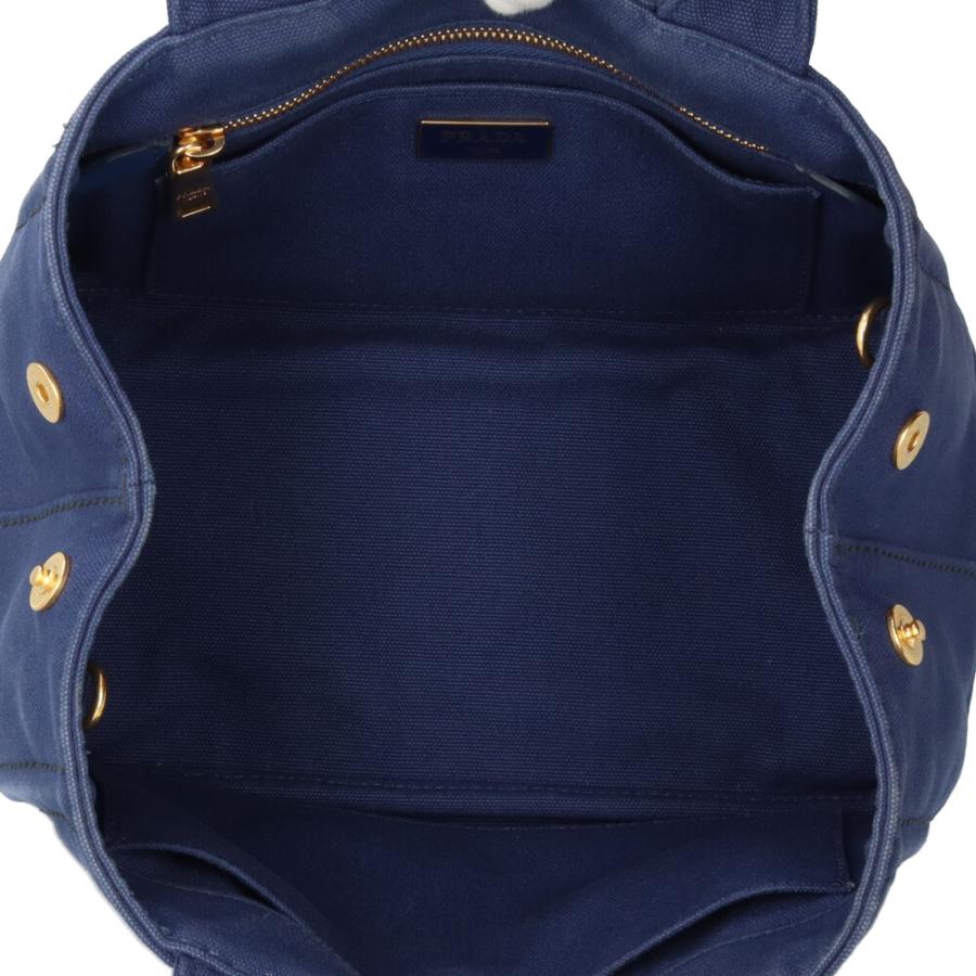 プラダ カナパトートSS ショルダーバッグ キャンバス 1BG439 ブルー レディース PRADA  中古 PRADA（プラダ） カナパトートSS ショルダーバッグ キャンバス 1BG439