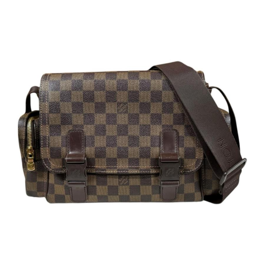 ▲LOUIS VUITTON ダミエ　リポーター メルヴィール ショルダーバッグ LOUIS VUITTON（ルイ・ヴィトン） リポーター メルヴェール ダミエ