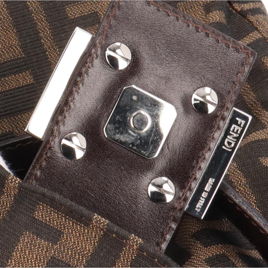 ほぼ未使用☆　Fendi　マンマバケット　ズッカ　キャンバス　ハンドバッグ FENDI（フェンディ） マンマバケット ズッカ ハンドバッグ キャンバス