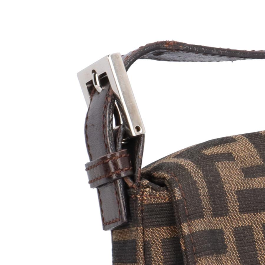 ほぼ未使用☆　Fendi　マンマバケット　ズッカ　キャンバス　ハンドバッグ FENDI（フェンディ） マンマバケット ズッカ ハンドバッグ キャンバス