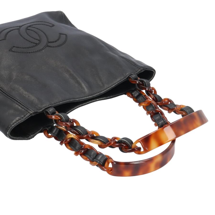 CHANEL（シャネル） ココマーク ハンドバッグ ラムスキン ブラック