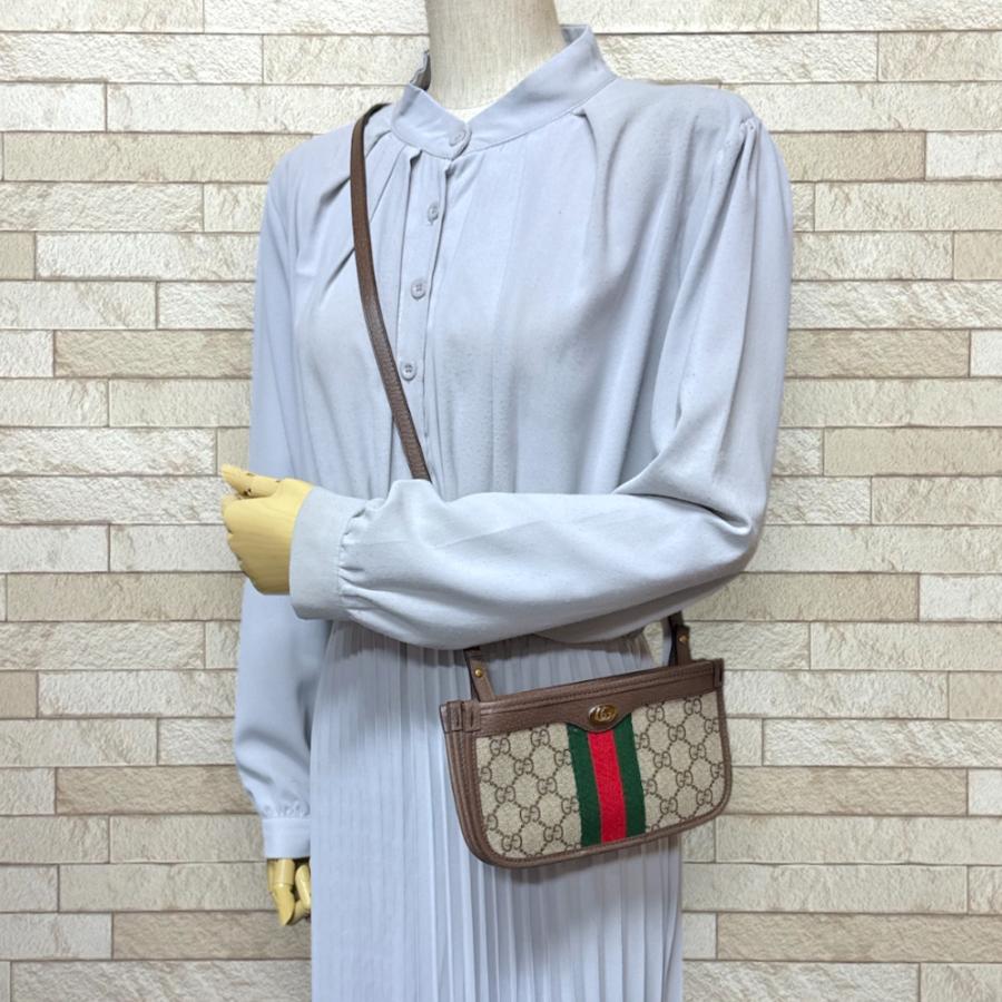 グッチ オフィディア ショルダーバッグ GGスプリームキャンバス 625753 ベージュ レディース GUCCI  中古 GUCCI（グッチ） オフィディア ショルダーバッグ GGスプリーム
