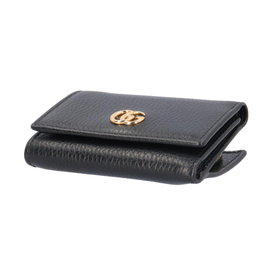 GUCCI（グッチ） プチマーモントGG 三つ折り財布 レザー 735829