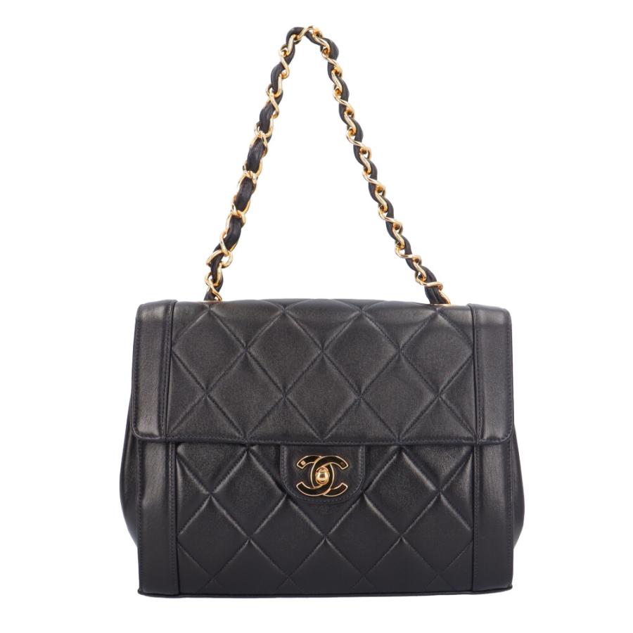 シャネル CHANEL マトラッセ ショルダーバッグ バッグ レザー レディース ブラック系 【中古】 CHANEL（シャネル） マトラッセ ショルダーバッグ レザー ブラック