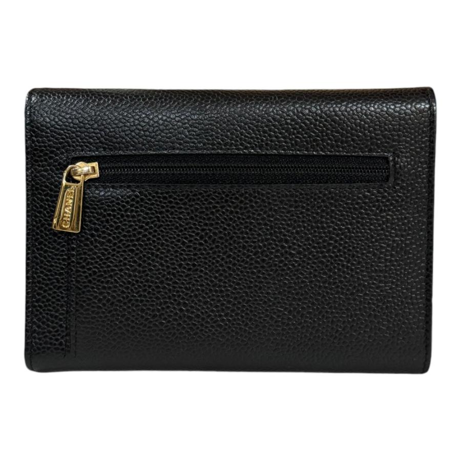 未使用 シャネル コンパクトウォレット 三折り財布 A13225 CCココマーク CHANEL（シャネル） ココマーク 三つ折り財布 レザー A13225