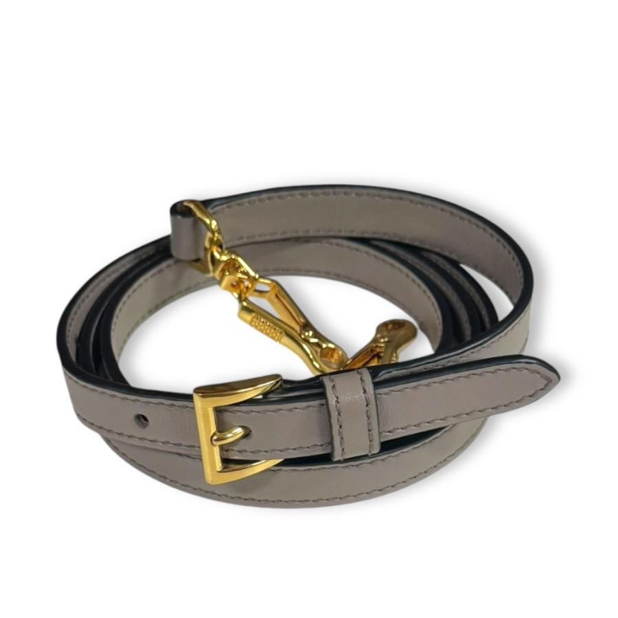 PRADA（プラダ） サフィアーノ ショルダーバッグ レザー 1BA164 グレー