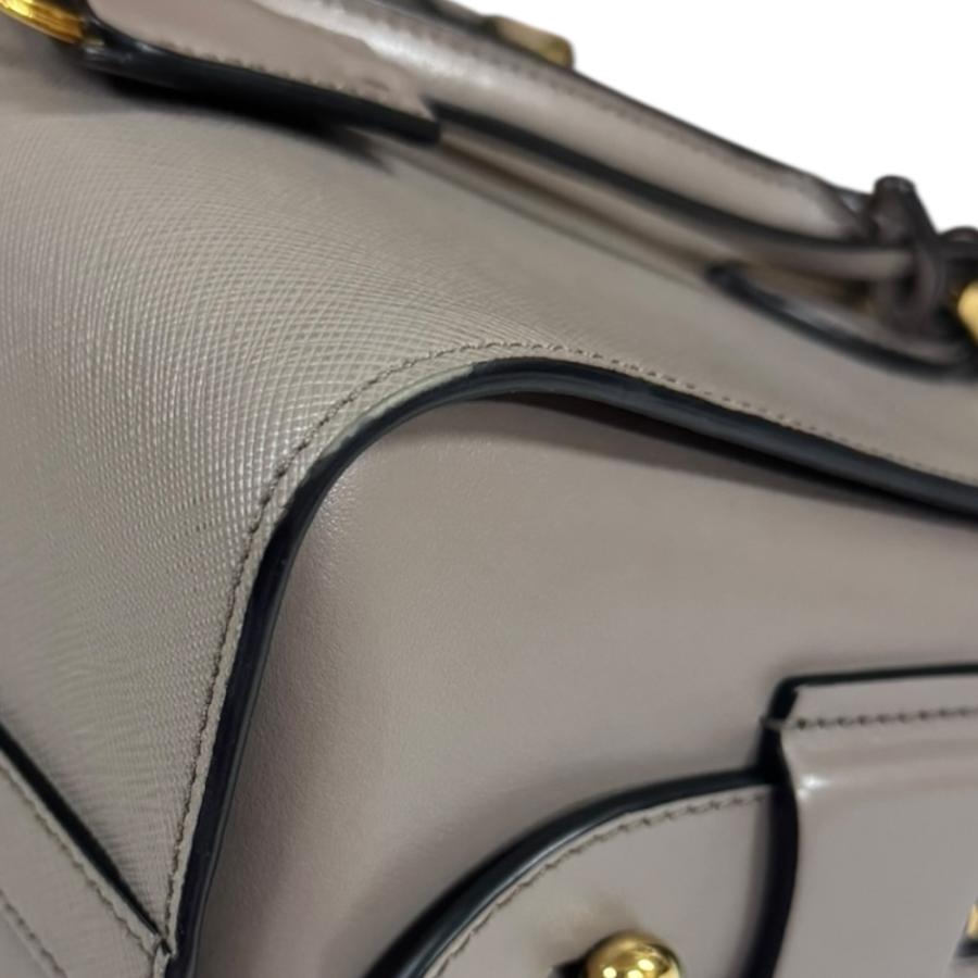 PRADA（プラダ） サフィアーノ ショルダーバッグ レザー 1BA164 グレー