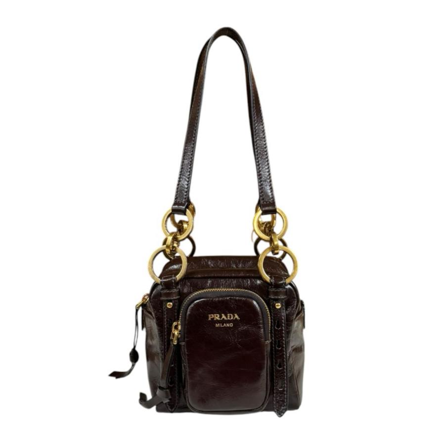 PRADA（プラダ） ダングルトップハンドルミニバッグ ショルダーバッグ 