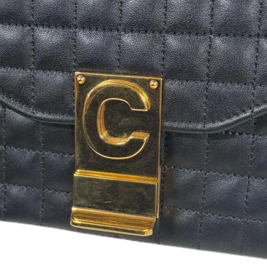 CELINE（セリーヌ） スモールC ショルダーバッグ レザー 188403BFC