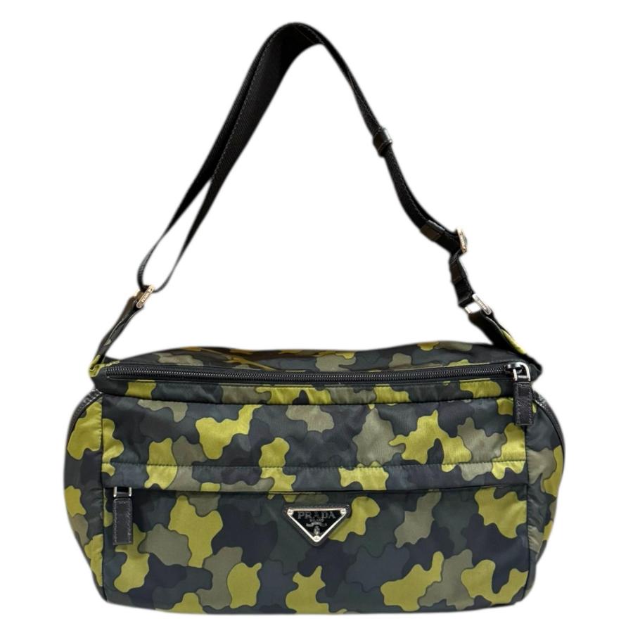 PRADA（プラダ） カモフラ ショルダーバッグ ナイロン マルチカラー