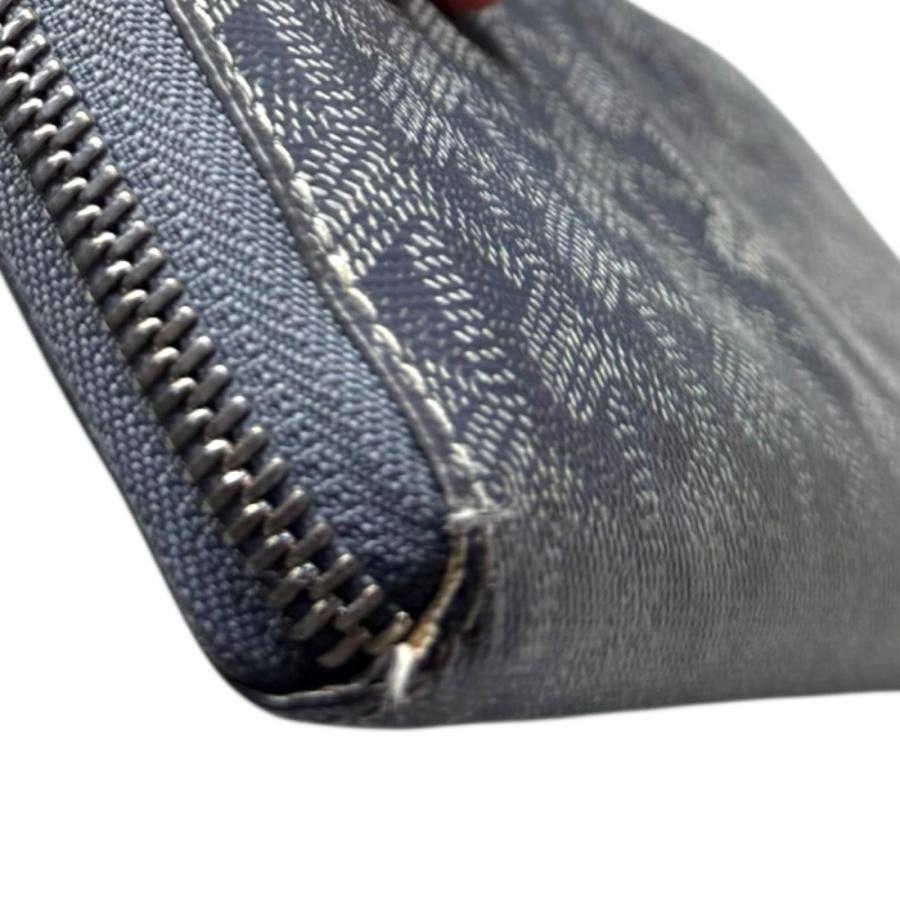 ゴヤール ヘリボーン マティニョン ジップGM 長財布 PVCコーティングキャンバス APMZIP-GM-02 レディース GOYARD  中古 GOYARD（ゴヤール） ヘリンボーン マティニョン ジップGM 長財布