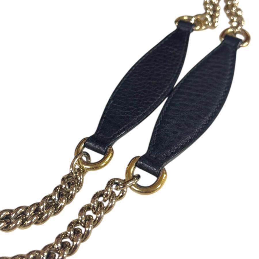 GUCCI（グッチ） ソーホー ショルダーバッグ レザー 387043 ブラック
