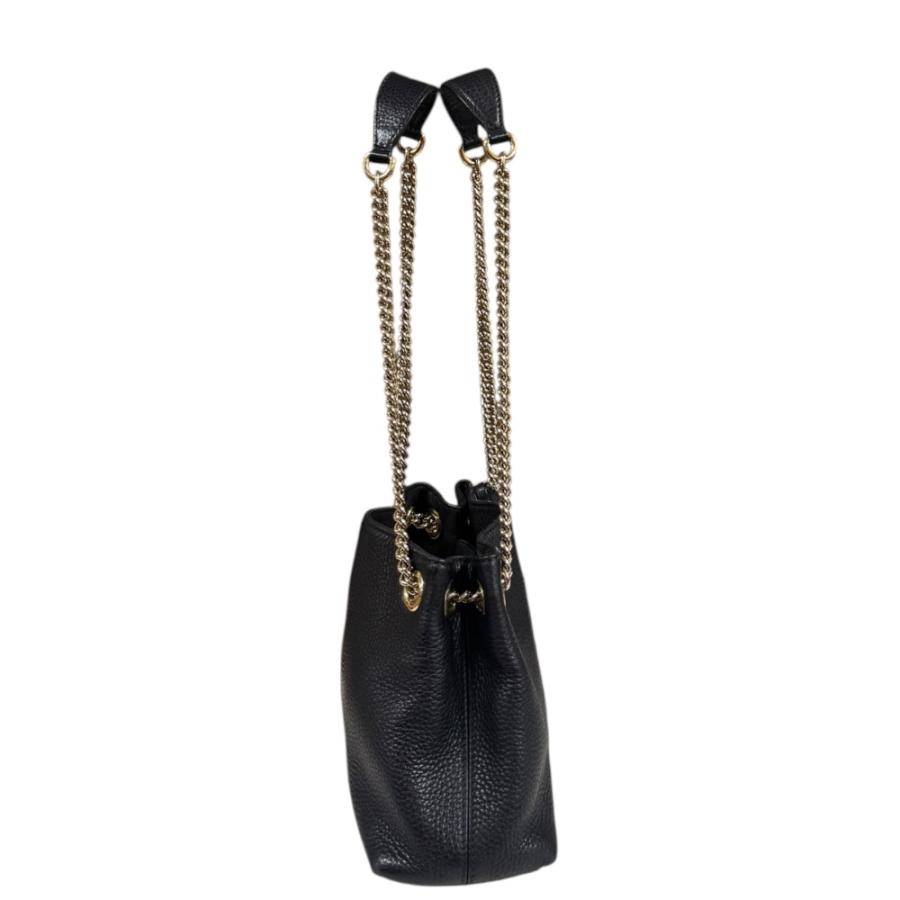 GUCCI（グッチ） ソーホー ショルダーバッグ レザー 387043 ブラック