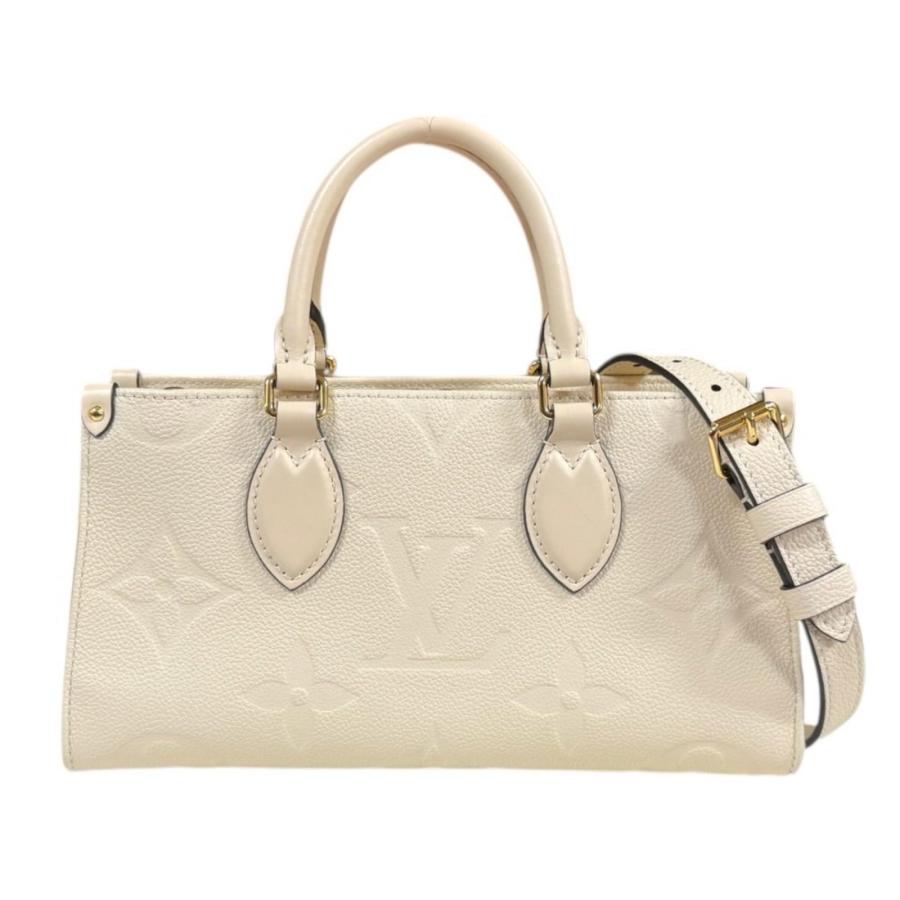 ルイ・ヴィトン オンザゴー ホワイト モノグラムアンプラント ハンドバッグ LOUIS VUITTON（ルイ・ヴィトン） オンザゴーEW ショルダーバッグ
