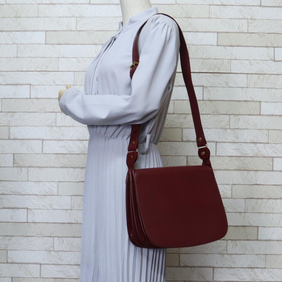 Cartier（カルティエ） マストライン ショルダーバッグ レザー 