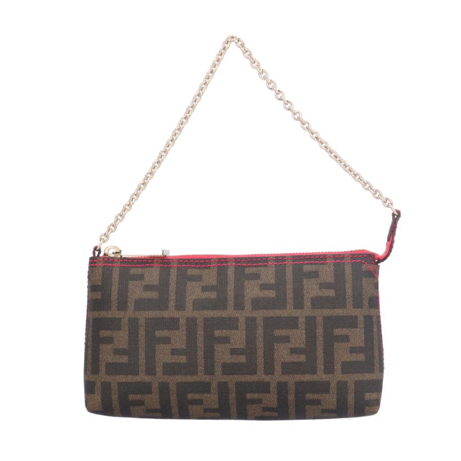 FENDI（フェンディ） ズッカ ハンドバッグ PVCコーティングキャンバス