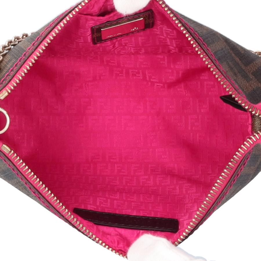 FENDI（フェンディ） ズッカ ハンドバッグ PVCコーティングキャンバス