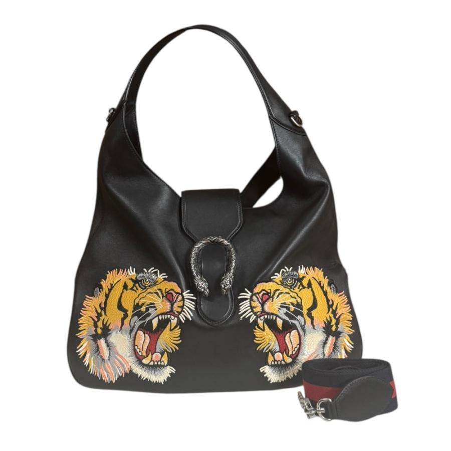 【希少】GUCCI ワンショルダーバッグ トリプルGファスナー レザー ホーボー 希少】GUCCI ワンショルダーバッグ トリプルGファスナー レザー