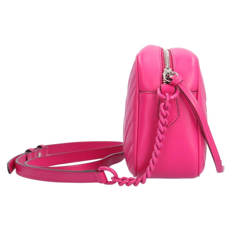 GUCCI（グッチ） GGマーモント ショルダーバッグ レザー 447632 ピンク