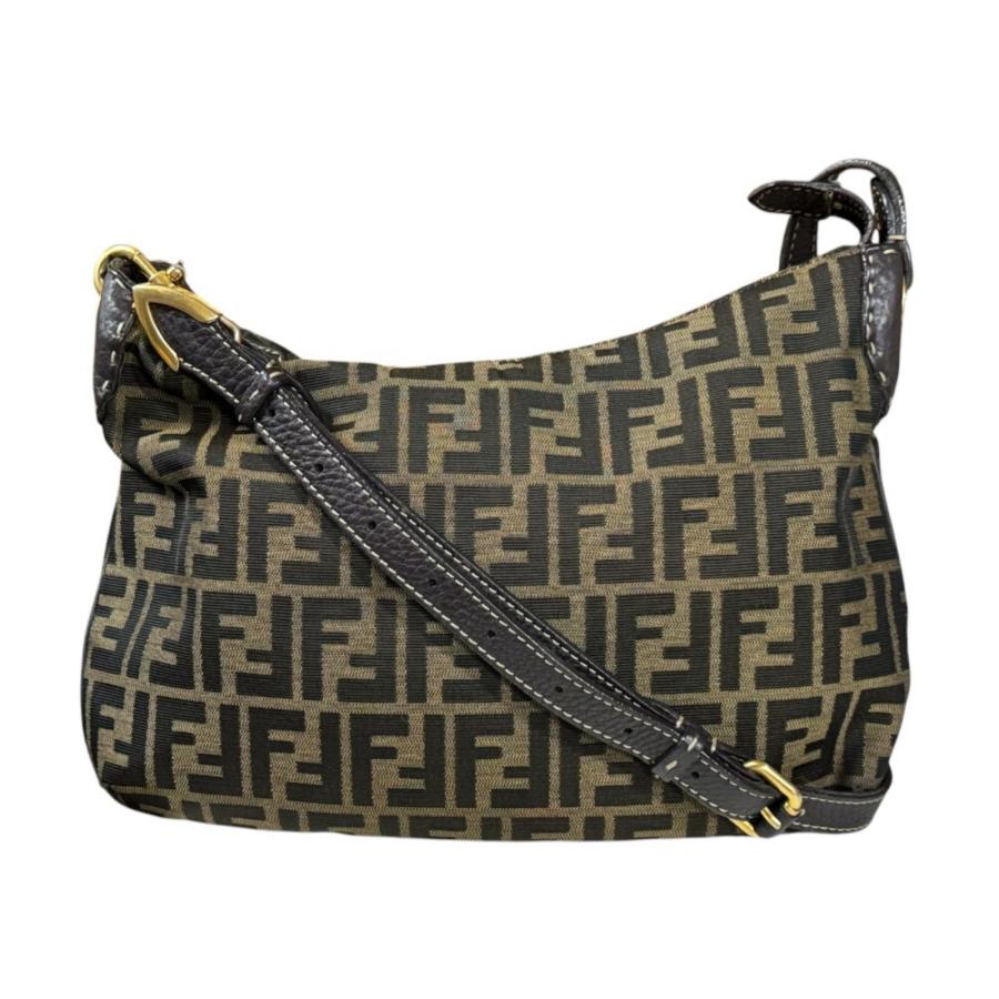 FENDI（フェンディ） ズッカ ショルダーバッグ キャンバス 8BT146