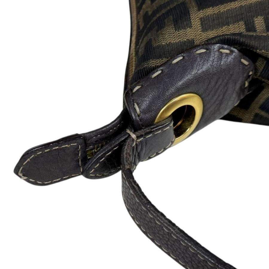 FENDI（フェンディ） ズッカ ショルダーバッグ キャンバス 8BT146
