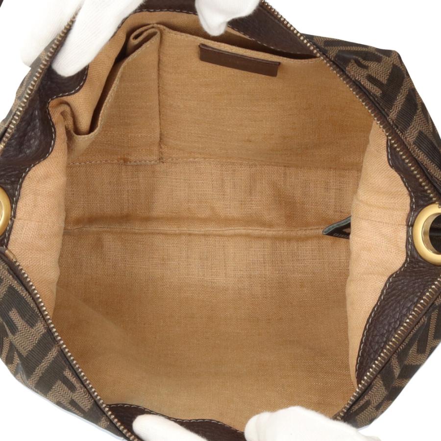 FENDI（フェンディ） ズッカ ショルダーバッグ キャンバス 8BT146