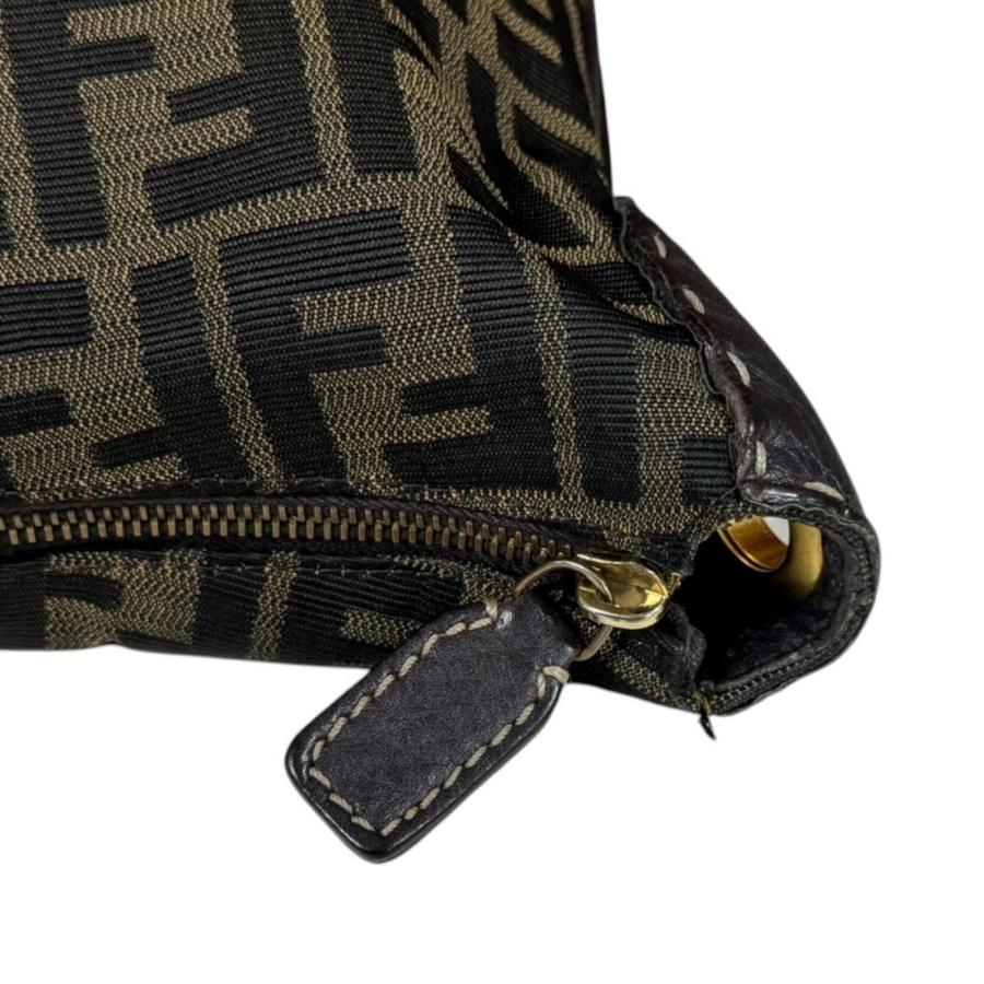 FENDI（フェンディ） ズッカ ショルダーバッグ キャンバス 8BT146