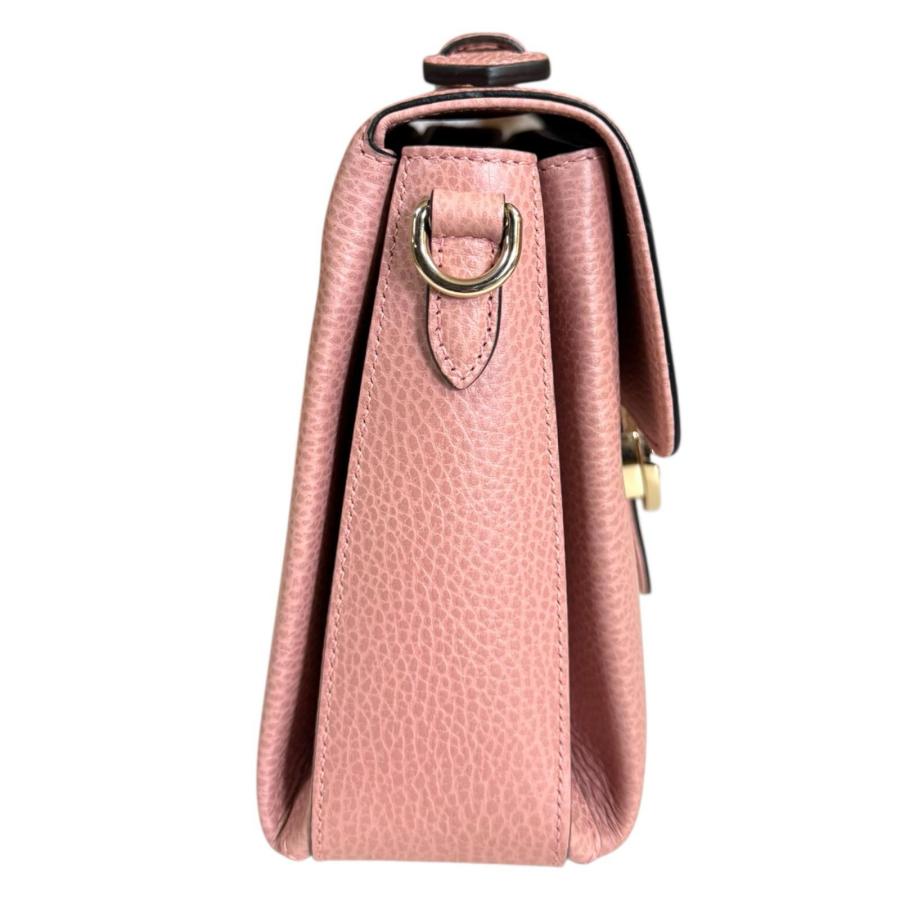 グッチ インターロッキングG ショルダーバッグ レザー 510302 ピンク レディース GUCCI  中古 GUCCI（グッチ） インターロッキングG ショルダーバッグ レザー 510302