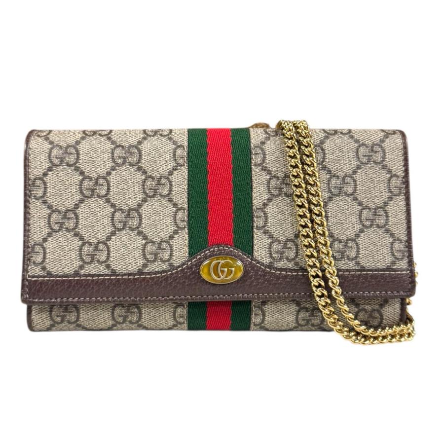 グッチ オフィディア ショルダーバッグ GGスプリームキャンバス 546592 ベージュ レディース GUCCI  中古 R&Kリサイクルキング GUCCI（グッチ） オフィディア ショルダーバッグ GGスプリーム