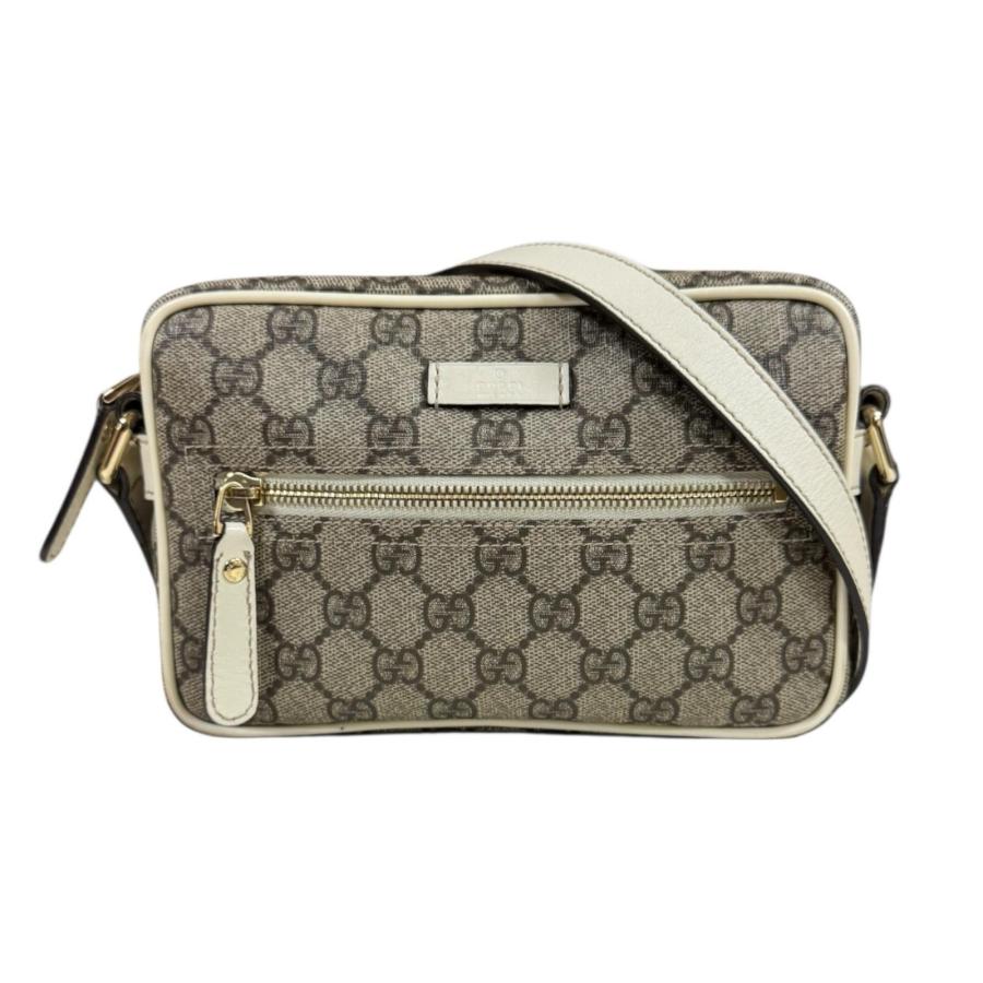 グッチ GGスプリーム ショルダーバッグ GGスプリームキャンバス 201447 ベージュ レディース GUCCI  中古 R&Kリサイクルキング GUCCI（グッチ） GGスプリーム ショルダーバッグ GGスプリーム