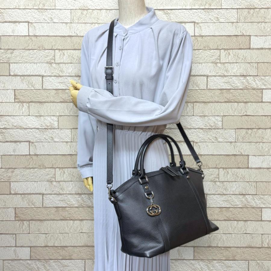 ◇ 良品 GUCCI グッチ レザーショルダーバッグ ブラック ◇ 楽天市場】【バッグ】GUCCI グッチ グッチシマ ショルダーバッグ