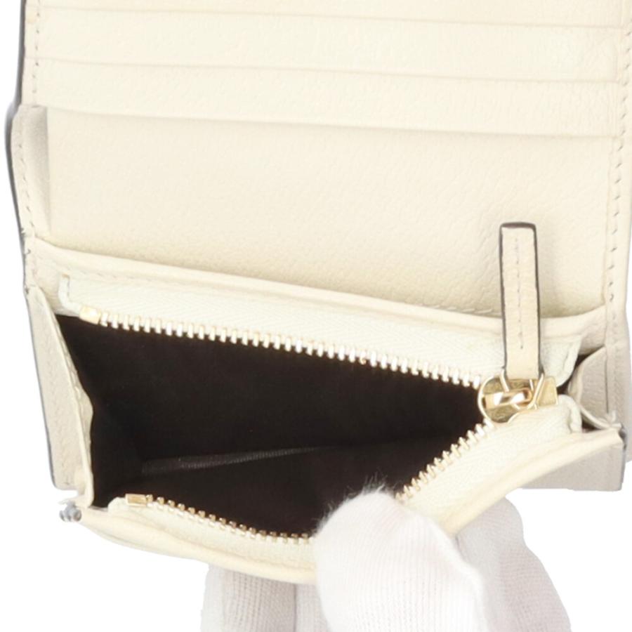 グッチ フルーツプリント ダブルG スモールウォレット GGマーモント 二つ折り財布 レザー 456126 レディース GUCCI  中古 GUCCI（グッチ） フルーツプリント ダブルG スモールウォレット GG