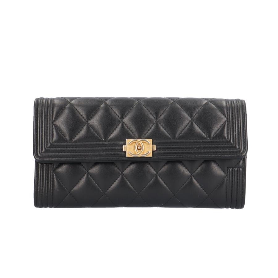 CHANEL（シャネル） ボーイシャネル 長財布 ラムスキン A80286