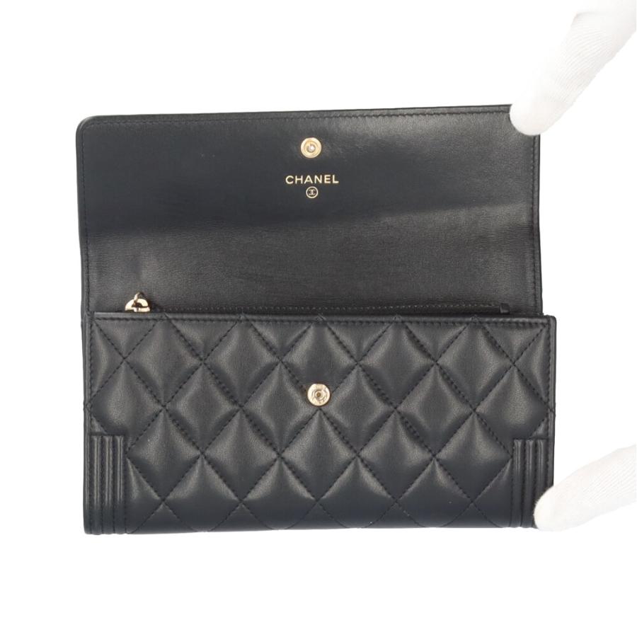 CHANEL（シャネル） ボーイシャネル 長財布 ラムスキン A80286
