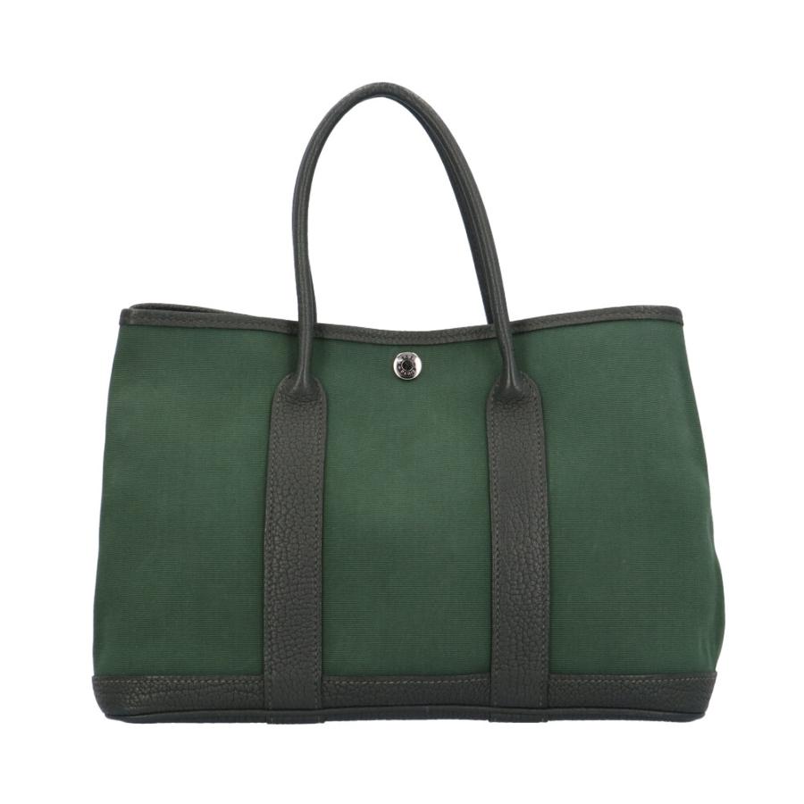HERMES（エルメス） ガーデンパーティTPM ハンドバッグ トワルアッシュ 