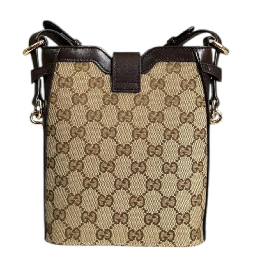 GUCCI（グッチ） ミニバケットバッグ ショルダーバッグ GGキャンバス