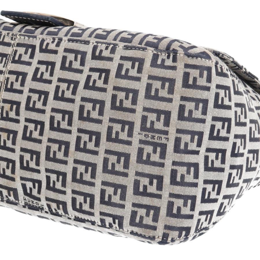 美品　フェンディ ズッキーノ　折り財布　マンマバケット　ダブルホック　キャンバス FENDI（フェンディ） ズッキーノ マンマバケット ピンク系 ゴールド