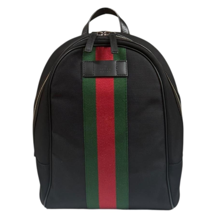 グッチ GUCCI 630917  シェリーライン  リュック・デイパック ナイロンキャンバス レディース 中古 GUCCI（グッチ） シェリー リュック・デイパック キャンバス 630917